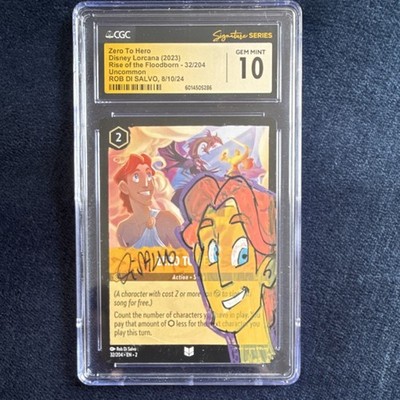 Hercules Zero To Hero Autographed Sketch Rise of the Floodborn CGC 10