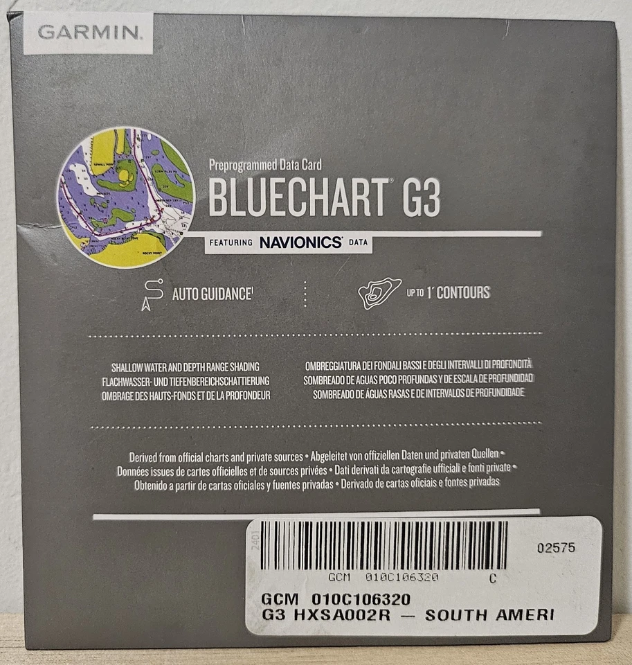 Garmin BlueChart G3 HD - HXSA002R South America West Coast 010-C1063-20 - New - Image 2 of 3