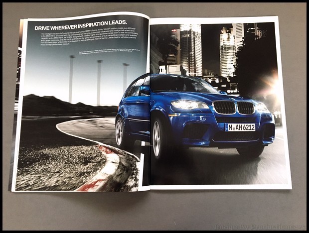 2013 BMW X6 M and X5 M 40-page Original Car Sales Brochure Catalog