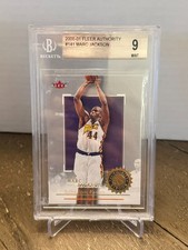 2000-01 Fleer Authority Marc Jackson #141 ROOKIE CARD 1 of 1250 (RC) - BGS 9. rookie card picture