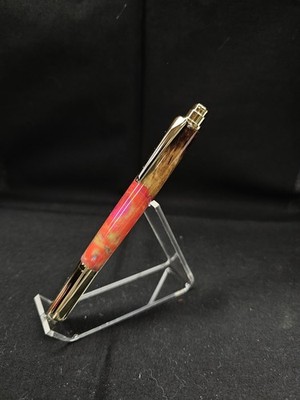 Handcrafted Rollester Rollerball Pen Featured In Gold