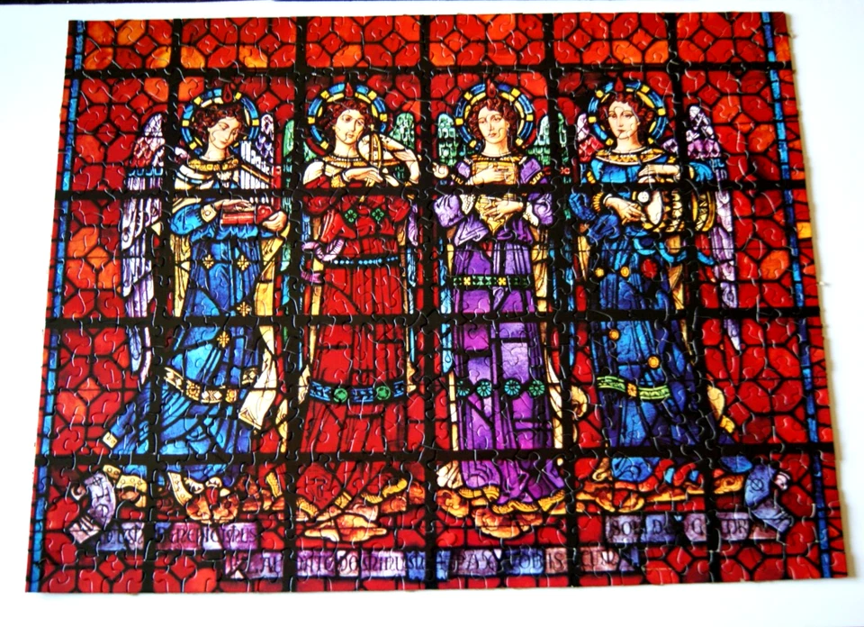 Springbok Stained Heavenly Glass Hallmark Jigsaw Puzzle 500 Pcs COMPLETE Vintage - Image 2 of 4