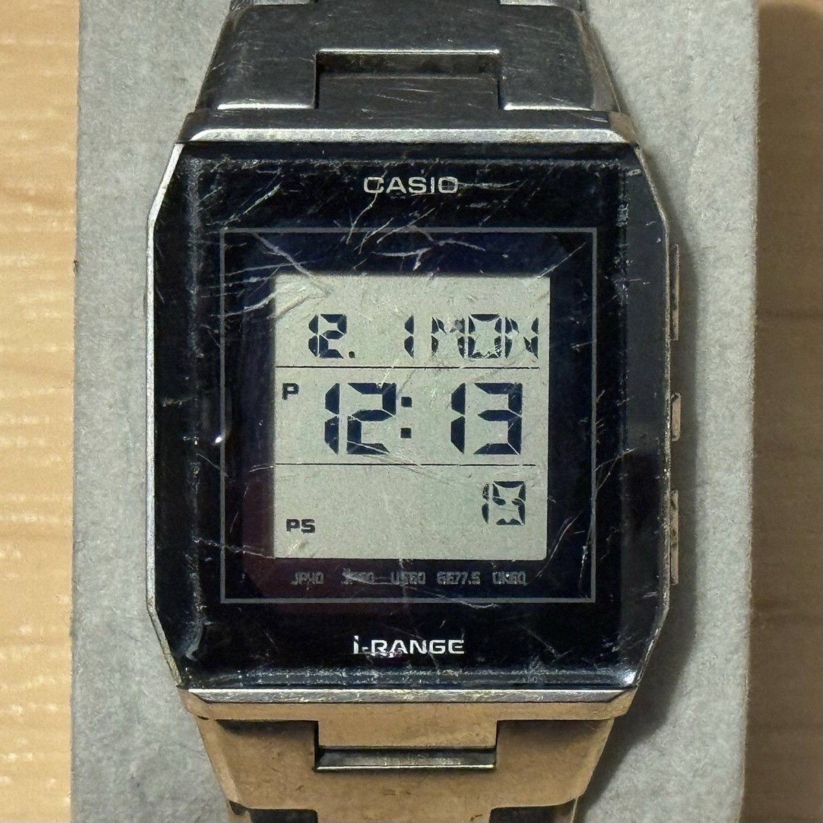 カシオi-RANGE IRW-M300 ソーラー電波時計反転液晶
