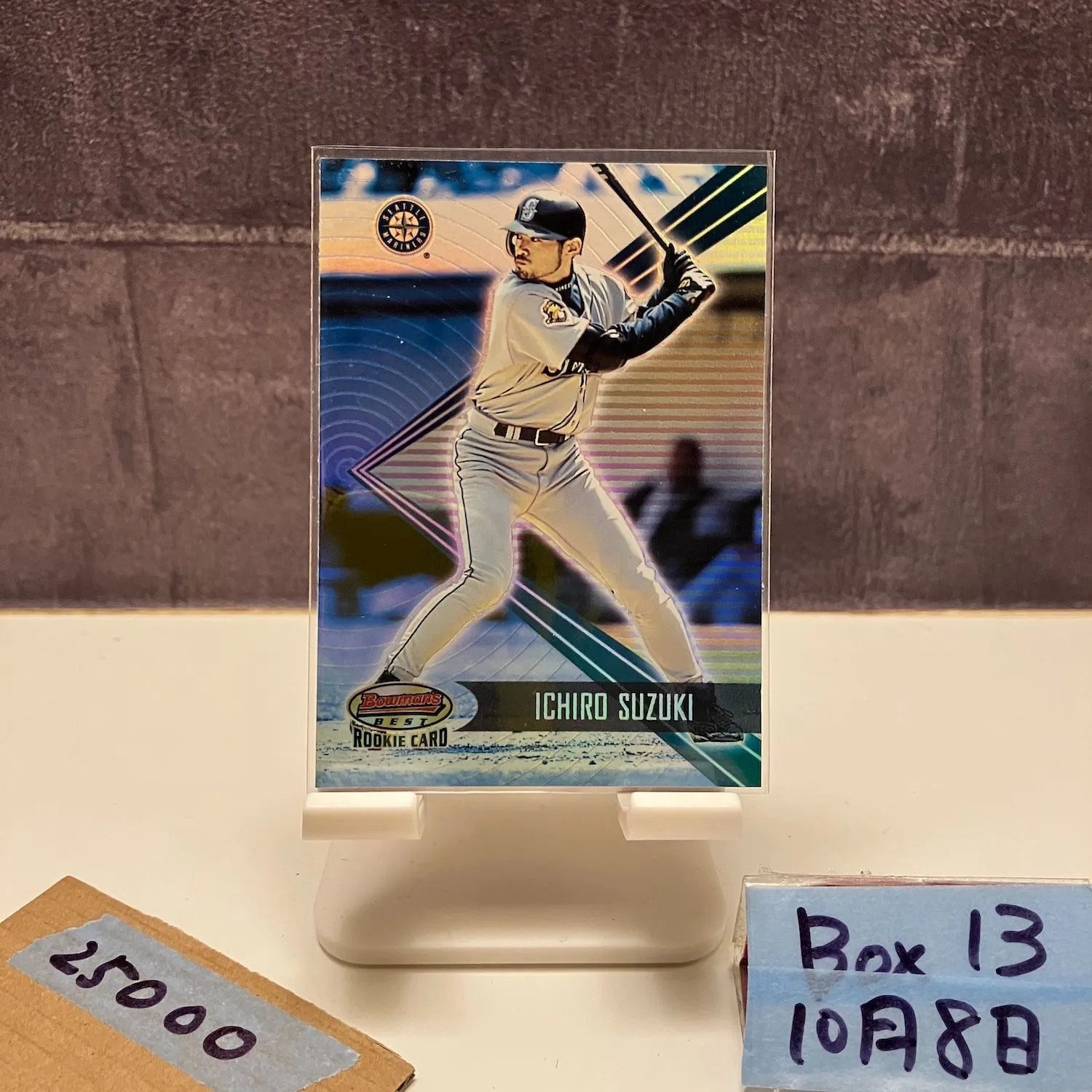 2001 Topps Bowman's Best Ichiro Suzuki 0320/2999 Seattle Mariners RC Rookie