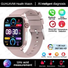 2025 New ECG +PPG Health Smart Watches for Men Women AI Health Diagnose Detector