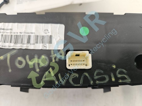 TOYOTA Avensis T4 D-4d Heater Control Panel 55900-05350 - Picture 6 of 13