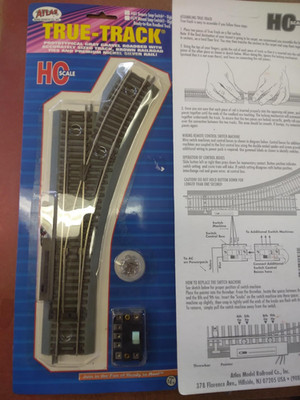 Atlas HO Scale True-Track - Code 83 - REMOTE Snap-Switch RIGHT #481 - NEW