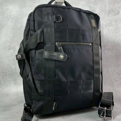 #ad #ad PORTER HEAT 3WAY Briefcase Black Business Backpack Bag Auth $173.00
