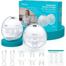 Paruu Hands Free Breast Pump P16, Wearable Breast Pump Electirc Portable double