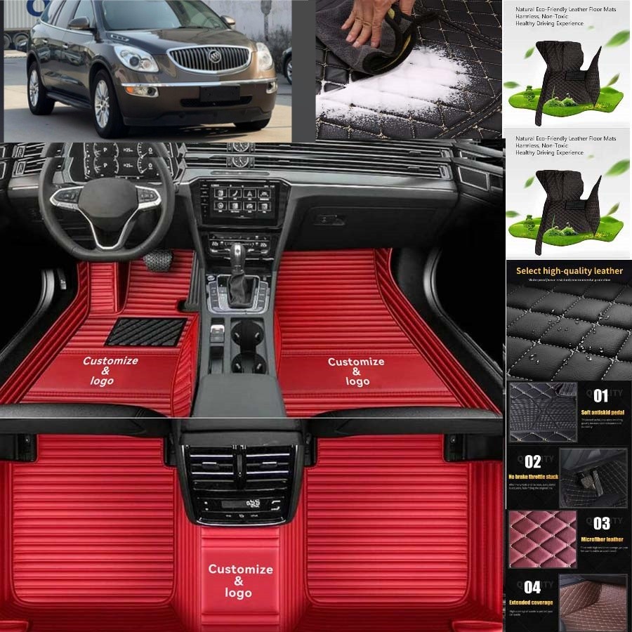 Buick Enclave All-Weather Waterproof Floor Mats for Cars