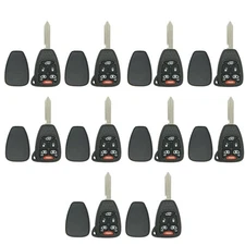 10 Remote Control Fob Case Head Key Shell 6B Compatible with Chrysler Dodge Y159