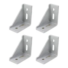 4Pcs 4080 Hardware Brackets Inside Corner Bracket,Triangle Hypotenuse Consoli...