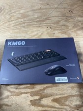 ProtoArc Wireless Keyboard and Mouse, KM60 Full-Size Bluetooth Keyboard Mouse