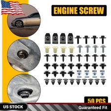 50x New For Engine Toyota Cover Clip Screw Undertray Splash Liner Fastener