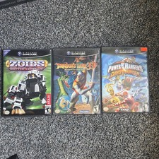 GameCube Games Zoids Battle Legends Dragon's Lair 3D Power Rangers Dinothunder