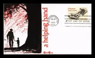 US COVER VOLUNTEER LEND A HAND FIRST DAY ISSUE TUDOR HOUSE CACHET