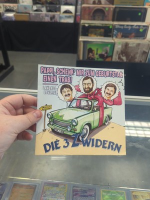 7'', Single Die 3 Z'widern - Pappi, Schenk Mir Zum Geburtstag Einen Trabi