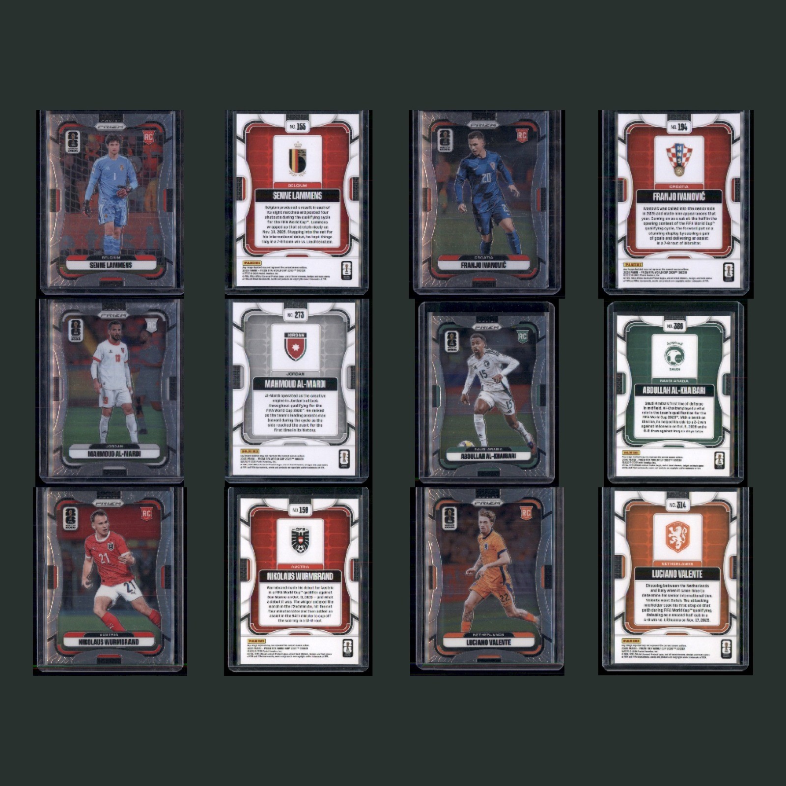 Soccer Card Lot 100 Cards Inserts Color Rookies Topps Prizm Show Ready Toploaded view 10
