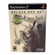 Shin Megami Tensei Devil Saga 1 +2 Deluxe Box Set (PlayStation 2 PS2) CIB TESTED