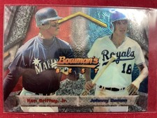 1994 Bowman's Best Ken Griffey Jr, Johnny Damon #96 Refractor  RC #96 Near Mint