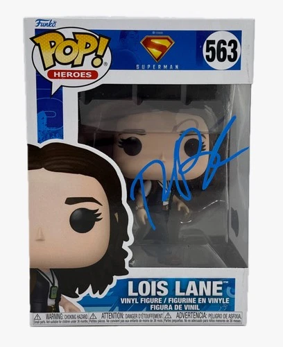 Rachel Brosnahan Signed Superman Lois Lane Funko Pop 563 Autograph Beckett COA