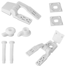 Plastic Toilet Seat Hinge Universal Toilet Seats Bracket Hardware Lavatory Se...