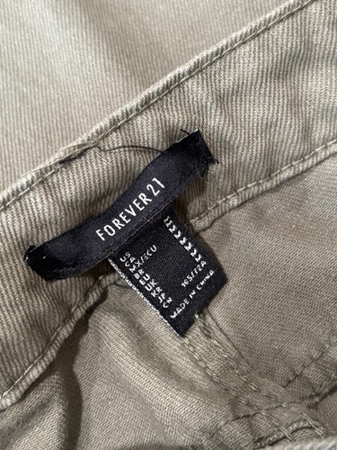 Forever 21 Green Cargo Pants Women’s Size M - Picture 12 of 13