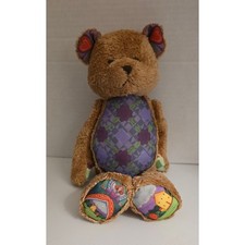 Boyds Bears Jim Shore Collectibles Edition Plush Bear Fabric Panels Preowned