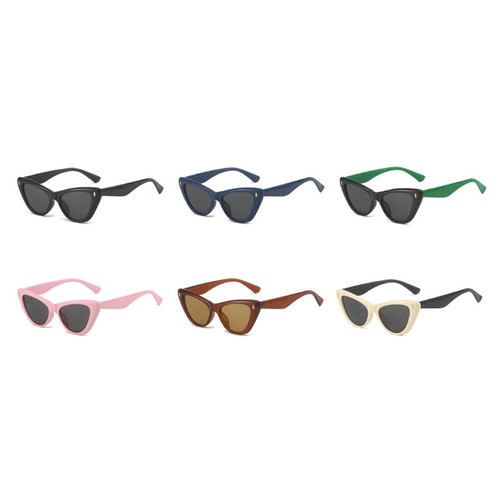 Mujeres Gafas de sol Ojo de Gato Moda Exterior Conducción Gafas Protección UV - Imagen 6 de 24