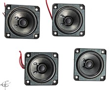 Visaton Frs 7-12 2.5" Speaker 12 Ohm Used Lot Set 4 Mid-range Fs 154hz Oem