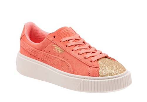 rose gold junior trainers