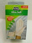 Handy Helpers~Soft Disposable Vinyl Gloves~1 Size-fits-most~50 Count~Non Sterile