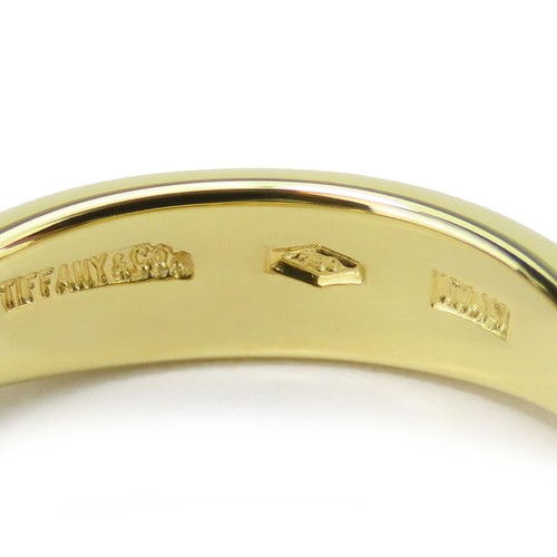 USADO TIFFANY & Co. Anillo de doble onda de EE. UU. 4,5 K18 oro amarillo de 3... - Imagen 5 de 10