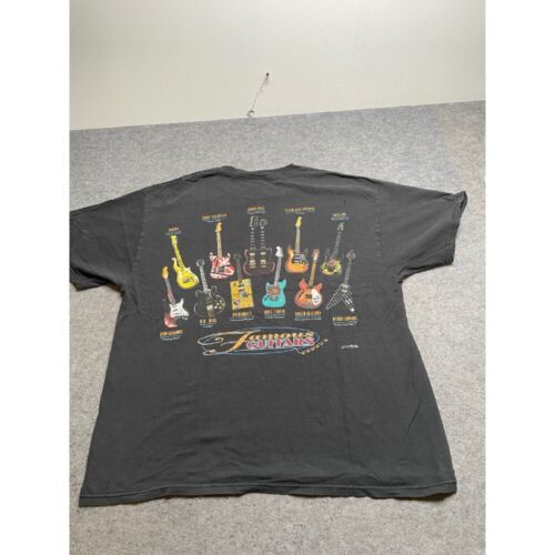 VTG 90s Randy Rhoads Delta Pro Weight Famous Guitars Graphic T-Shirt Band Tee XL - Picture 2 of 17