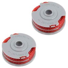 2 x Flymo Multi Trim Spool & Nylon Line Reels Double Autofeed Trimmer Strimmer