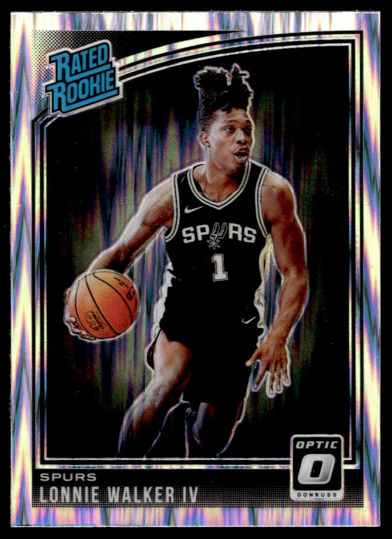 2018-19 Donruss Optic Shock Flash Lonnie Walker IV Rookie #174