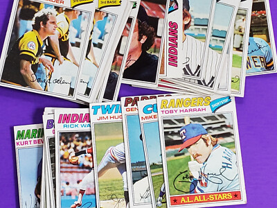 1977 TOPPS BASEBALL TRADING CARDS YOU PICK 50% OFF 2 OR MORE FREE SHIPPING