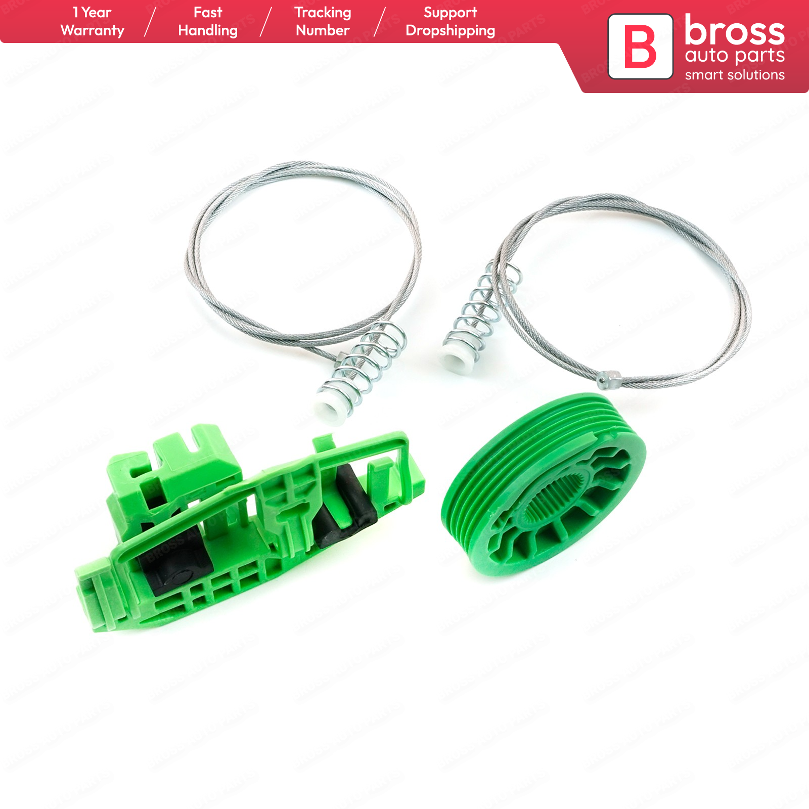 BWR660 Window Regulator Repair Kit Rear Right Door for BMW 3 E90 E91