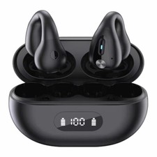 Wireless Earbud Headphones Bluetooth 5.3 Ear Clip Bone Conduction Sport Headset