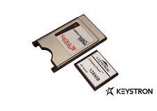128MB Compactflash PC Card PCMCIA ATA Adapter for Janome Embroidery Machines