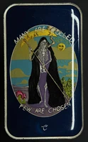 Stoned Reaper #1 of only 10! ENAMEL 420 Many Jane 1oz 999 FINE Silver bar C3759