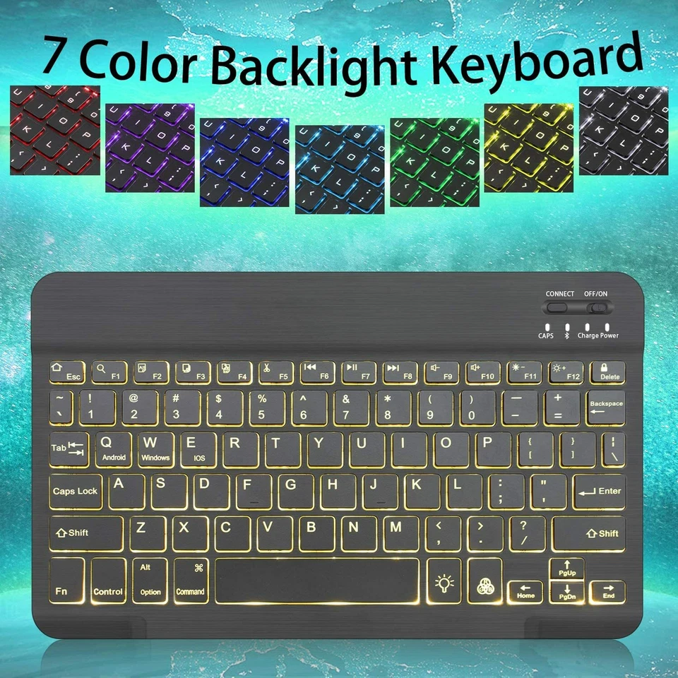 Backlight Wireless Keyboard Case Cover For iPad Air 10.5" 3rd Gen / Pro 10.5" - Image 2 of 4