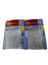 Command Mini Wall Hooks, 2 Pack (48 Hooks - 48 Command Strips)