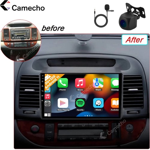 For Toyota Camry 2000-2006 Android 11.0 Car Stereo GPS Navi Radio CarPlay Camera