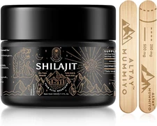 Shilajit Resin with Fulvic Acid & Trace Minerals, Original Siberian Pure Shilaji