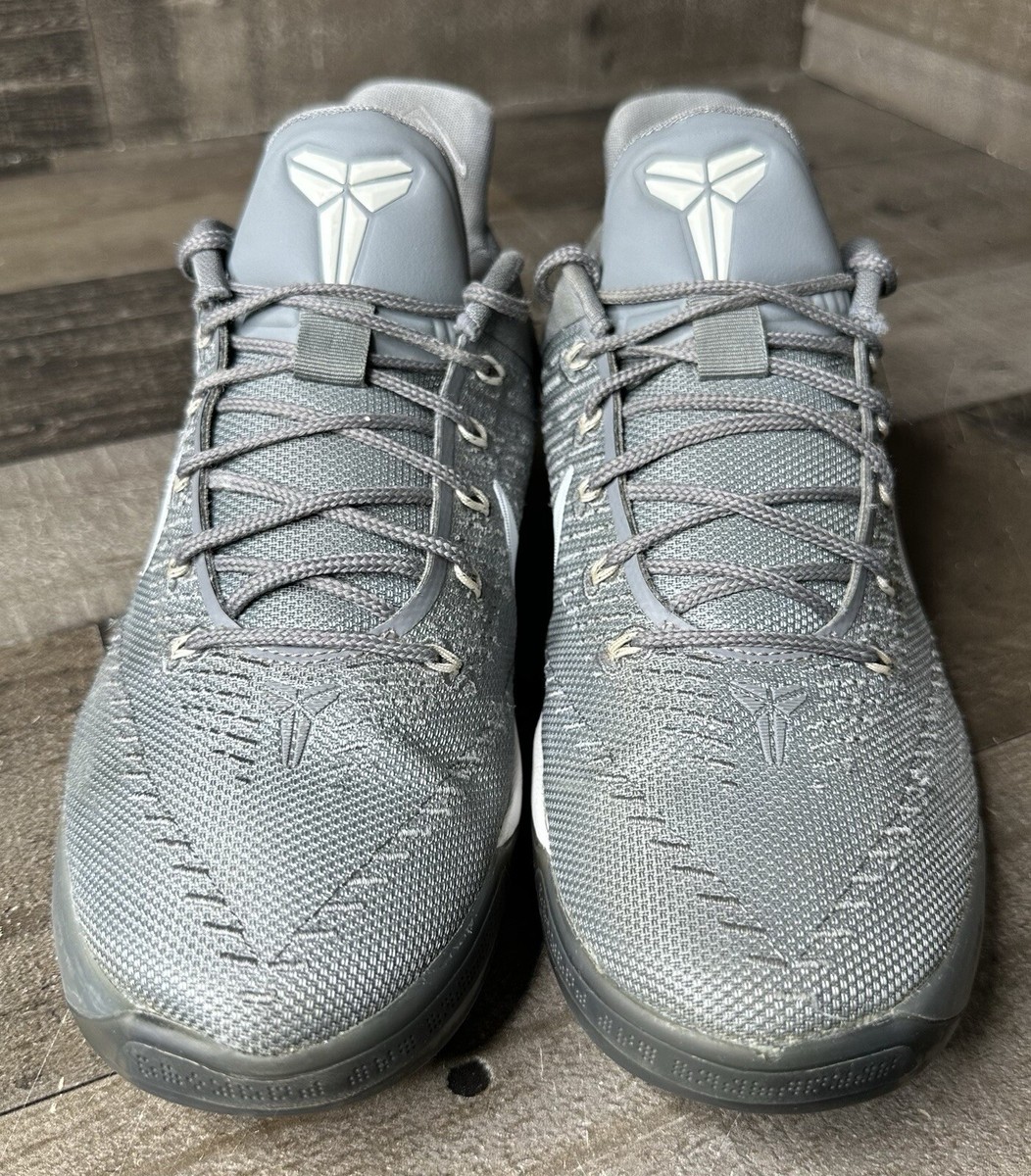 Nike Kobe A.D. Cool Grey 2016 Cool Grey White Black Men's Size 8
