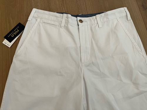 Polo Ralph Lauren Men’s Relaxed Fit Chino Shorts White 10” Inseam 42 NWT $89.50 - 第 4/10 張圖片