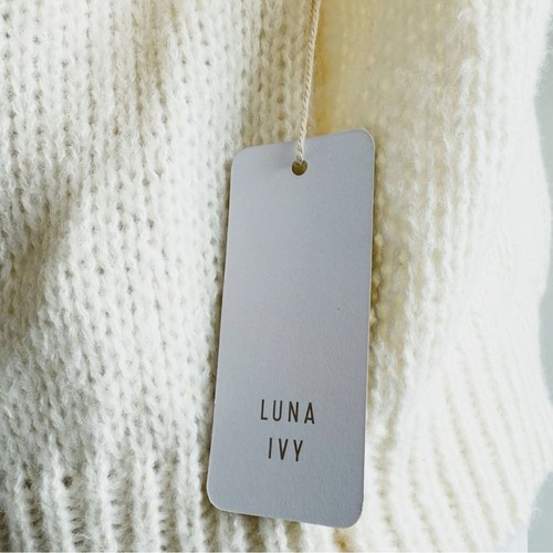 Luna Ivy Butterfly Cardigan Sweater Womens Size Small Cream Crochet Butterflies - Picture 2 of 16