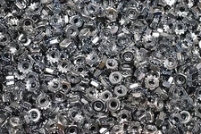 (1200) K-Lock Hex Nuts 10-32 Keps Zinc Plated 3/8 Hex Machine Screw Nut