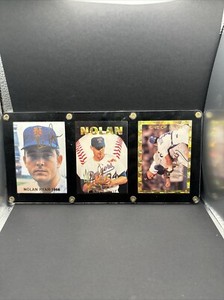 Nolan Ryan autographed plaque